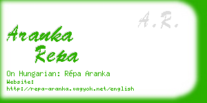 aranka repa business card